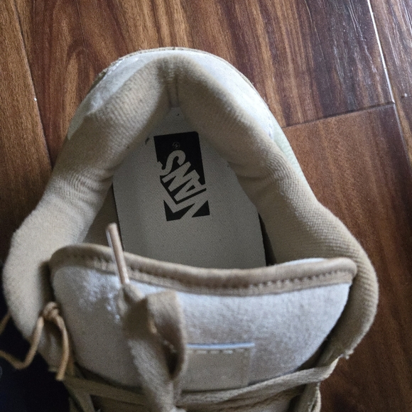 Vans Rowley XLT Premium Skate Men 10.5 Tan And White Suede 022026 - Picture 5 of 9